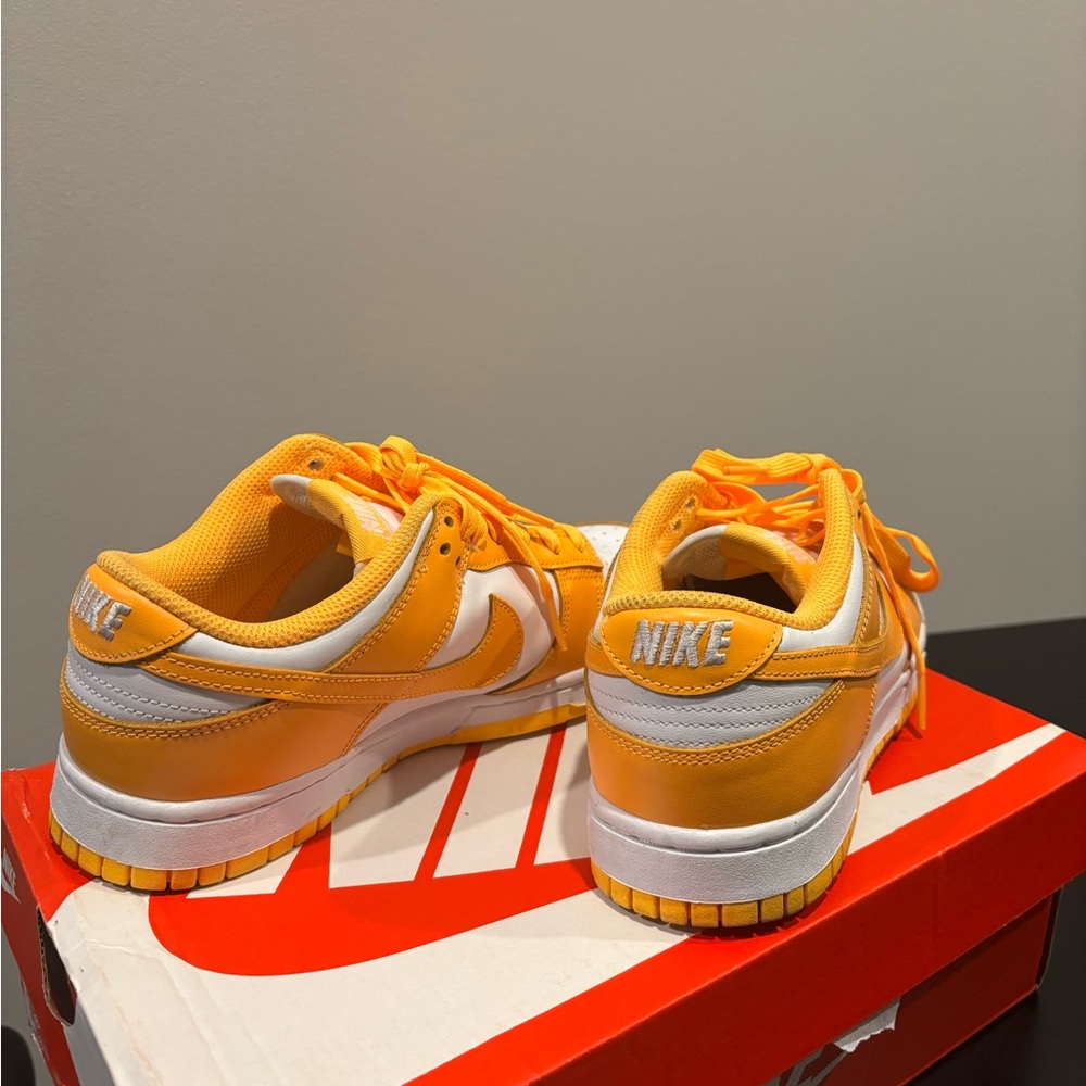 Nike Vibrant Yellow and White Shoes